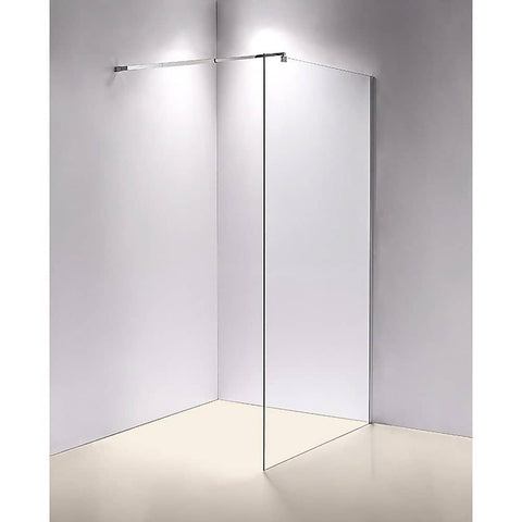 darrahopens Home & Garden > Bathroom Accessories 1200 x 2000mm Frameless 10mm Safety Glass Shower Screen