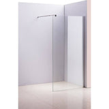 darrahopens Home & Garden > Bathroom Accessories 1200 x 2000mm Frameless 10mm Safety Glass Shower Screen