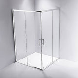 darrahopens Home & Garden > Bathroom Accessories 1200 x 800mm Sliding Door Nano Safety Glass Shower Screen By Della Francesca