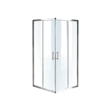 darrahopens Home & Garden > Bathroom Accessories 1200 x 800mm Sliding Door Nano Safety Glass Shower Screen By Della Francesca