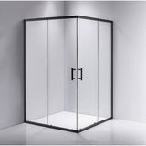 darrahopens Home & Garden > Bathroom Accessories 1200 x 900mm Sliding Door Nano Safety Glass Shower Screen By Della Francesca