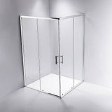 darrahopens Home & Garden > Bathroom Accessories 1200 x 900mm Sliding Door Nano Safety Glass Shower Screen By Della Francesca