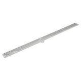 darrahopens Home & Garden > Bathroom Accessories 1200mm Bathroom Shower Stainless Steel Grate Drain w/Centre outlet Floor Waste Square Pattern