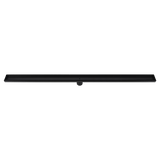 darrahopens Home & Garden > Bathroom Accessories 1200mm Tile Insert Bathroom Shower Black Grate Drain w/Centre outlet Floor Waste