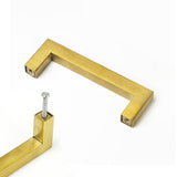 darrahopens Home & Garden > Bathroom Accessories 15x Brushed Brass Drawer Pulls Kitchen Cabinet Handles - Gold Finish 96mm