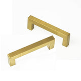 darrahopens Home & Garden > Bathroom Accessories 15x Brushed Brass Drawer Pulls Kitchen Cabinet Handles - Gold Finish 96mm