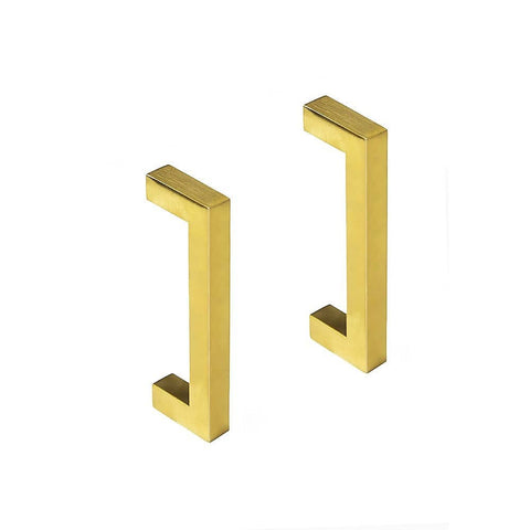 darrahopens Home & Garden > Bathroom Accessories 15x Brushed Brass Drawer Pulls Kitchen Cabinet Handles - Gold Finish 96mm