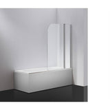 darrahopens Home & Garden > Bathroom Accessories 180° Pivot Door 6mm Safety Glass Bath Shower Screen 1000x1400mm By Della Francesca