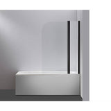 darrahopens Home & Garden > Bathroom Accessories 180° Pivot Door 6mm Safety Glass Bath Shower Screen 1200x1400mm By Della Francesca