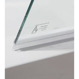 darrahopens Home & Garden > Bathroom Accessories 180° Pivot Door 6mm Safety Glass Bath Shower Screen 900x1400mm By Della Francesca