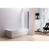 darrahopens Home & Garden > Bathroom Accessories 180° Pivot Door 6mm Safety Glass Bath Shower Screen 900x1400mm By Della Francesca