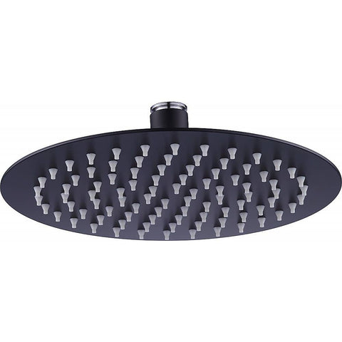 darrahopens Home & Garden > Bathroom Accessories 200mm Shower Head Round 304SS Electroplated Matte Black Finish