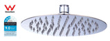 darrahopens Home & Garden > Bathroom Accessories 200mm Shower Head Round 304SS Polished Chrome Finish