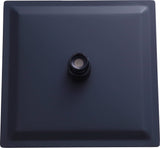 darrahopens Home & Garden > Bathroom Accessories 200mm Shower Head Square 304SS Electroplated Matte Black Finish