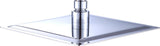 darrahopens Home & Garden > Bathroom Accessories 200mm Shower Head Square 304SS Polished Chrome Finish