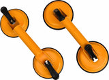 darrahopens Home & Garden > Bathroom Accessories 2x 100kg Aluminum Alloy Double Locking Suction Cup Glazer Glass Sucker Lifter