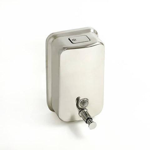 darrahopens Home & Garden > Bathroom Accessories 304 Stainless Steel Commercial Liquid Soap Hand Sanitiser Dispenser Wall Mount Bathroom Kitchen Office Hospital Restaurant 1000ml