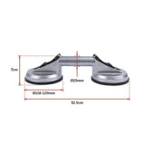 darrahopens Home & Garden > Bathroom Accessories 4 x Double Suction Glass Lifting Tool 70kg Vacuum Puller Lifter Aluminium