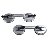 darrahopens Home & Garden > Bathroom Accessories 4 x Double Suction Glass Lifting Tool 70kg Vacuum Puller Lifter Aluminium