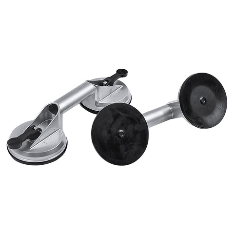 darrahopens Home & Garden > Bathroom Accessories 4 x Double Suction Glass Lifting Tool 70kg Vacuum Puller Lifter Aluminium