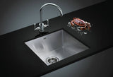 darrahopens Home & Garden > Bathroom Accessories 440x440mm Handmade Stainless Steel Undermount / Topmount Kitchen Laundry Sink with Waste