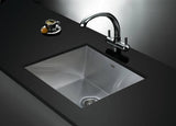 darrahopens Home & Garden > Bathroom Accessories 440x440mm Handmade Stainless Steel Undermount / Topmount Kitchen Laundry Sink with Waste