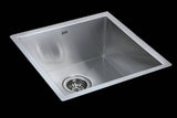 darrahopens Home & Garden > Bathroom Accessories 440x440mm Handmade Stainless Steel Undermount / Topmount Kitchen Laundry Sink with Waste