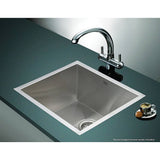 darrahopens Home & Garden > Bathroom Accessories 510x450mm Handmade Stainless Steel Undermount / Topmount Kitchen Laundry Sink with Waste