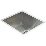 darrahopens Home & Garden > Bathroom Accessories 510x450mm Handmade Stainless Steel Undermount / Topmount Kitchen Laundry Sink with Waste