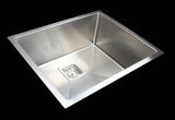 darrahopens Home & Garden > Bathroom Accessories 550x455mm Handmade 1.5mm Stainless Steel Undermount / Topmount Kitchen Sink with Square Waste