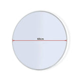 darrahopens Home & Garden > Bathroom Accessories 60cm Round Wall Mirror Bathroom Makeup Mirror by Della Francesca