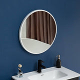 darrahopens Home & Garden > Bathroom Accessories 60cm Round Wall Mirror Bathroom Makeup Mirror by Della Francesca