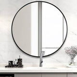 darrahopens Home & Garden > Bathroom Accessories 60cm Round Wall Mirror Bathroom Makeup Mirror by Della Francesca