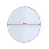 darrahopens Home & Garden > Bathroom Accessories 70cm Round Wall Mirror Bathroom Makeup Mirror by Della Francesca