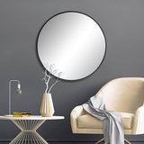 darrahopens Home & Garden > Bathroom Accessories 70cm Round Wall Mirror Bathroom Makeup Mirror by Della Francesca
