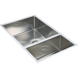 darrahopens Home & Garden > Bathroom Accessories 715x440mm Handmade Stainless Steel Undermount / Topmount Kitchen Sink with Waste