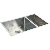 darrahopens Home & Garden > Bathroom Accessories 715x440mm Handmade Stainless Steel Undermount / Topmount Kitchen Sink with Waste
