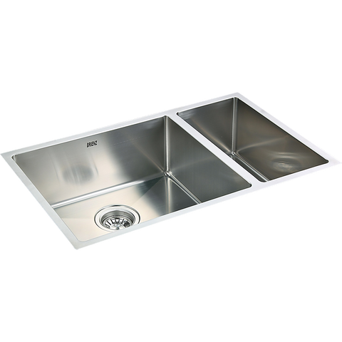 darrahopens Home & Garden > Bathroom Accessories 715x440mm Handmade Stainless Steel Undermount / Topmount Kitchen Sink with Waste