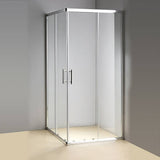 darrahopens Home & Garden > Bathroom Accessories 800 x 1200mm Sliding Door Nano Safety Glass Shower Screen By Della Francesca
