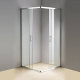 darrahopens Home & Garden > Bathroom Accessories 800 x 900mm Sliding Door Nano Safety Glass Shower Screen By Della Francesca