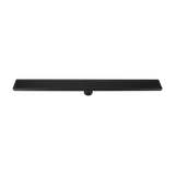 darrahopens Home & Garden > Bathroom Accessories 800mm Bathroom Shower Black Grate Drain w/Centre outlet Floor Waste