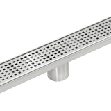 darrahopens Home & Garden > Bathroom Accessories 800mm Bathroom Shower Stainless Steel Grate Drain w/Centre outlet Floor Waste