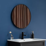 darrahopens Home & Garden > Bathroom Accessories 80cm Round Wall Mirror Bathroom Makeup Mirror by Della Francesca