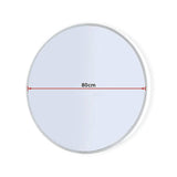 darrahopens Home & Garden > Bathroom Accessories 80cm Round Wall Mirror Bathroom Makeup Mirror by Della Francesca