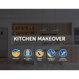 darrahopens Home & Garden > Bathroom Accessories 865x440mm Handmade Stainless Steel Undermount / Topmount Kitchen Sink with Waste