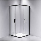 darrahopens Home & Garden > Bathroom Accessories 900 x 1200mm Sliding Door Nano Safety Glass Shower Screen By Della Francesca