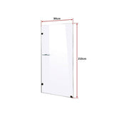 darrahopens Home & Garden > Bathroom Accessories 900 x 2100mm Frameless 10mm Safety Glass Shower Screen