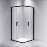 darrahopens Home & Garden > Bathroom Accessories 900 x 900mm Sliding Door Nano Safety Glass Shower Screen By Della Francesca