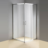 darrahopens Home & Garden > Bathroom Accessories 900 x 900mm Sliding Door Nano Safety Glass Shower Screen By Della Francesca