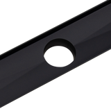 darrahopens Home & Garden > Bathroom Accessories 900mm Bathroom Shower Black Grate Drain w/Centre outlet Floor Waste Square Pattern